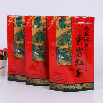 密封茶葉包裝袋 食品級鍍鋁中封內(nèi)袋 紅綠茶自封鋁箔外袋