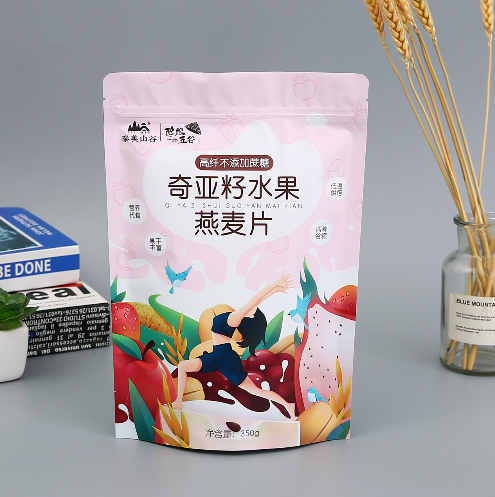 奇亞籽水果烘焙燕麥片食品包裝袋酸奶塊